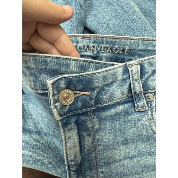 American Eagle Next Level Stretch V-Waist Super Hi-Rise Flare Size 12 Long - Picture 8 of 12